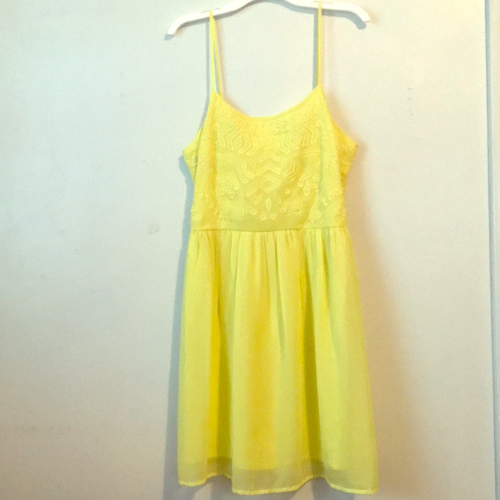 Yellow Strap Dress